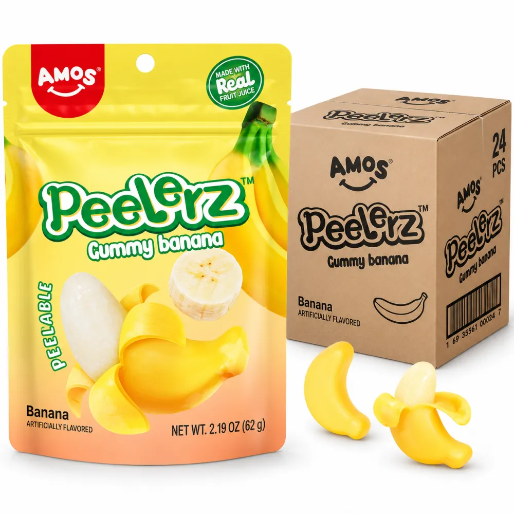 Amos Peelerz Gummy Banana 65g