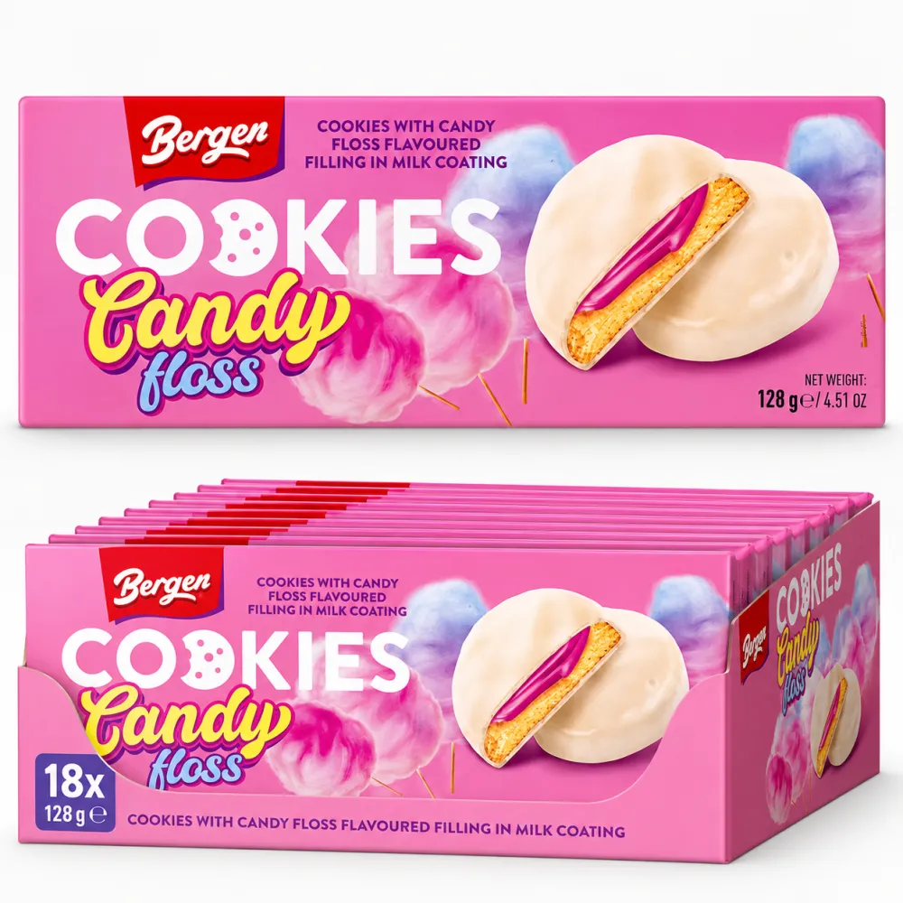Bergen Cookies Candy Floss 128g
