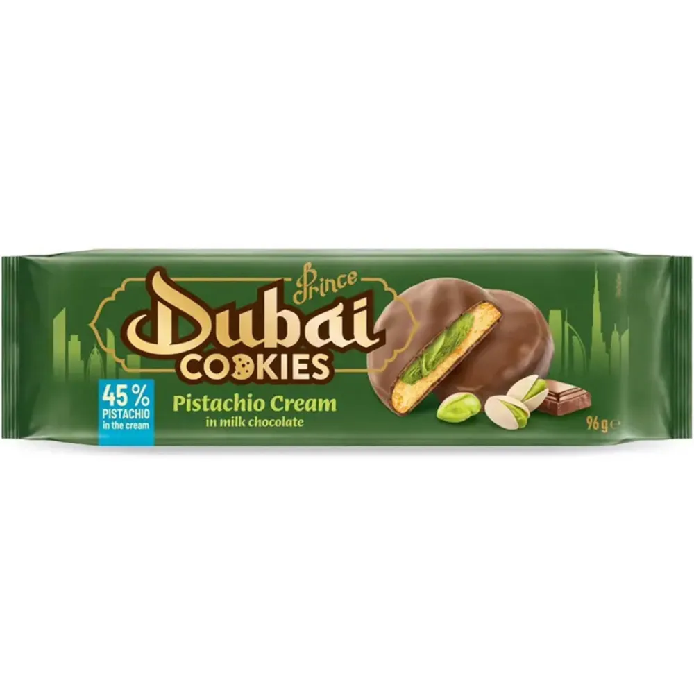 Bergen Dubai Style Cookies Pistachio Cream 96g