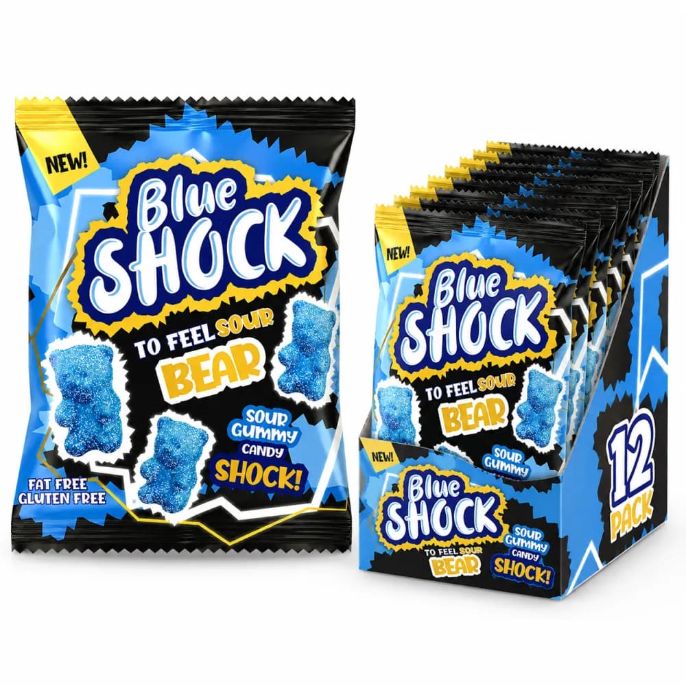 Blue Shock Sour Bear 80g