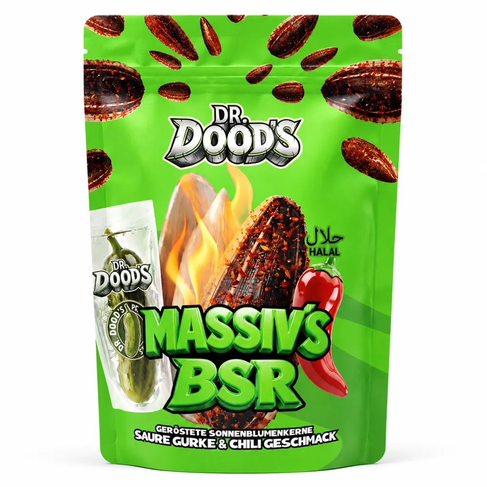 Dr. Dood‘s Sonnenblumenkerne Saure Gurke & Chili 100g