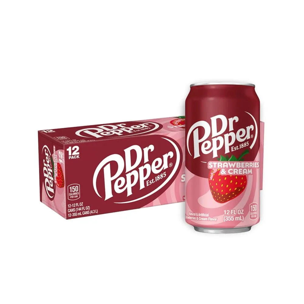 Dr Pepper Strawberry & Cream 355ml