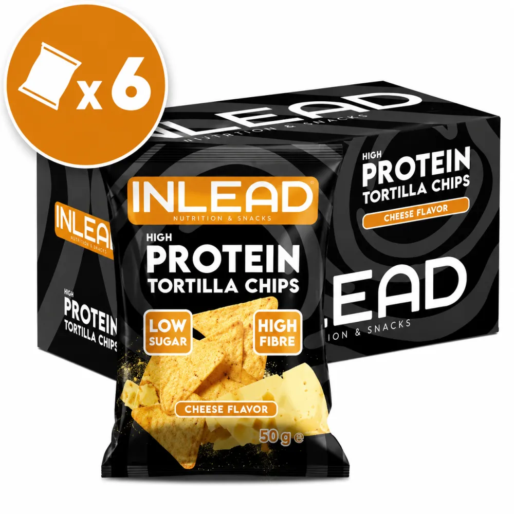 INLEAD High Protein Tortilla Chips Cheese 50g