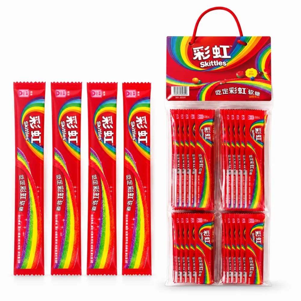 Skittles Sour Flavor Strip 9g